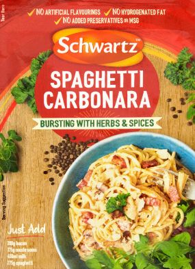 Schwartz Sachets - Spaghetti Carbonara 6 x 32g